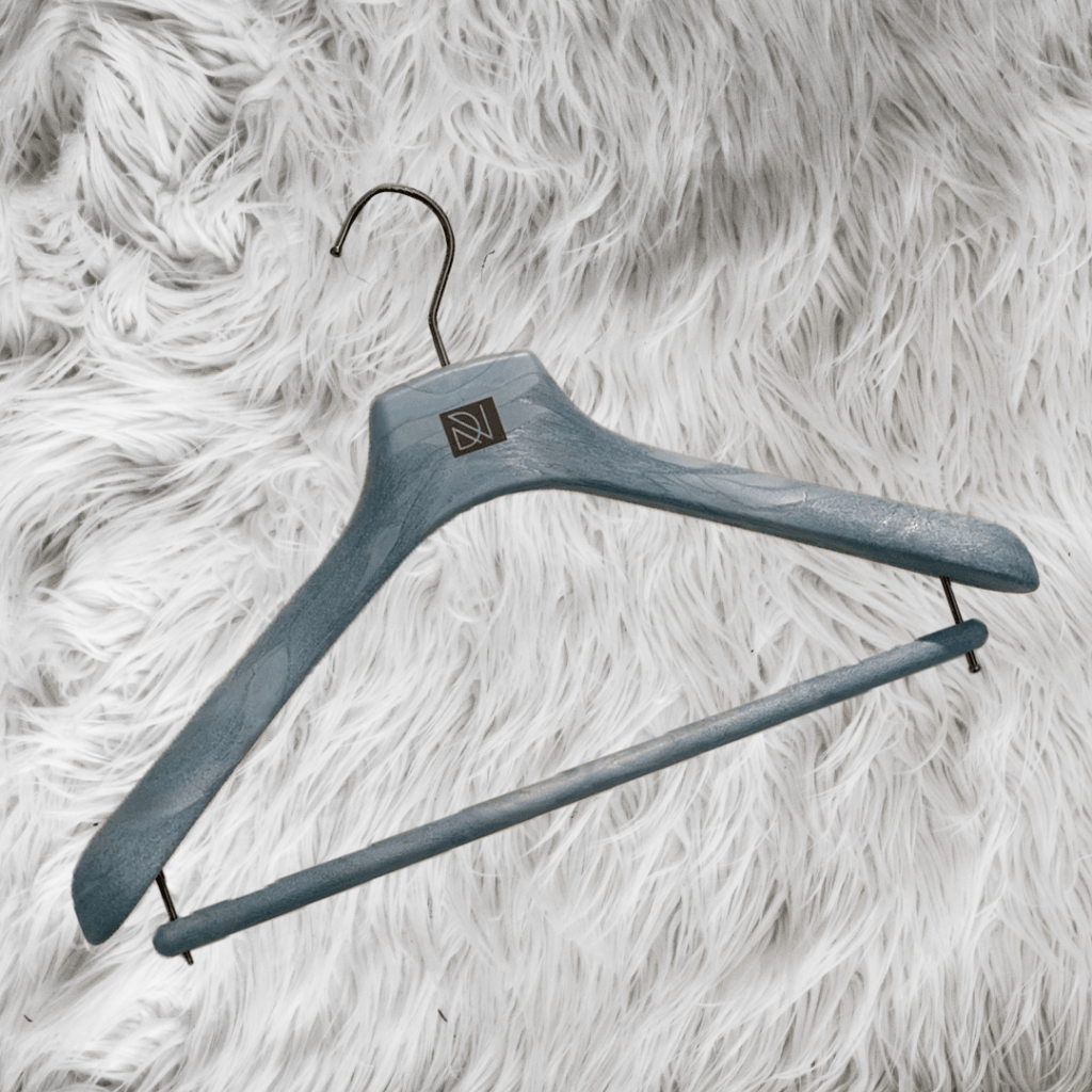 Personalized wooden hanger