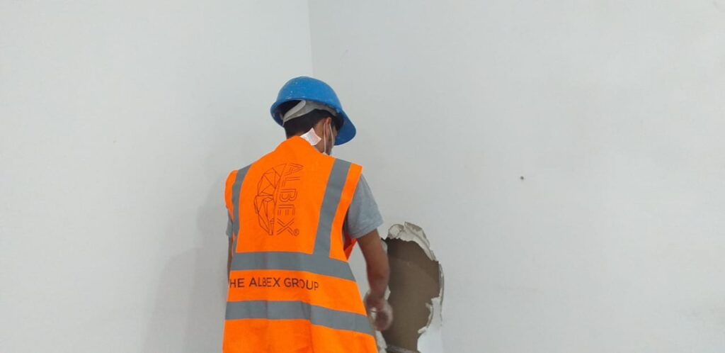 Albex work on site