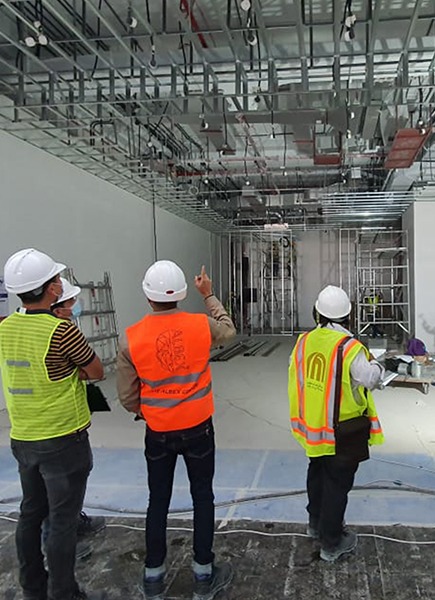 that mirdif centre before fit-out project